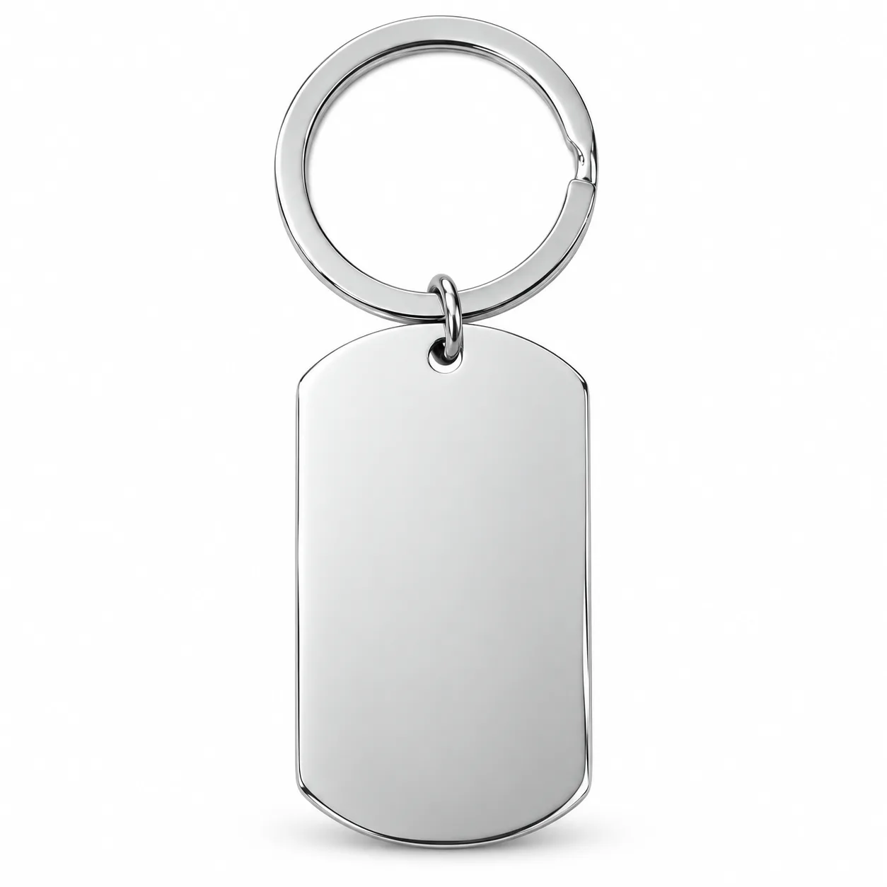 porte cle gris inox 304